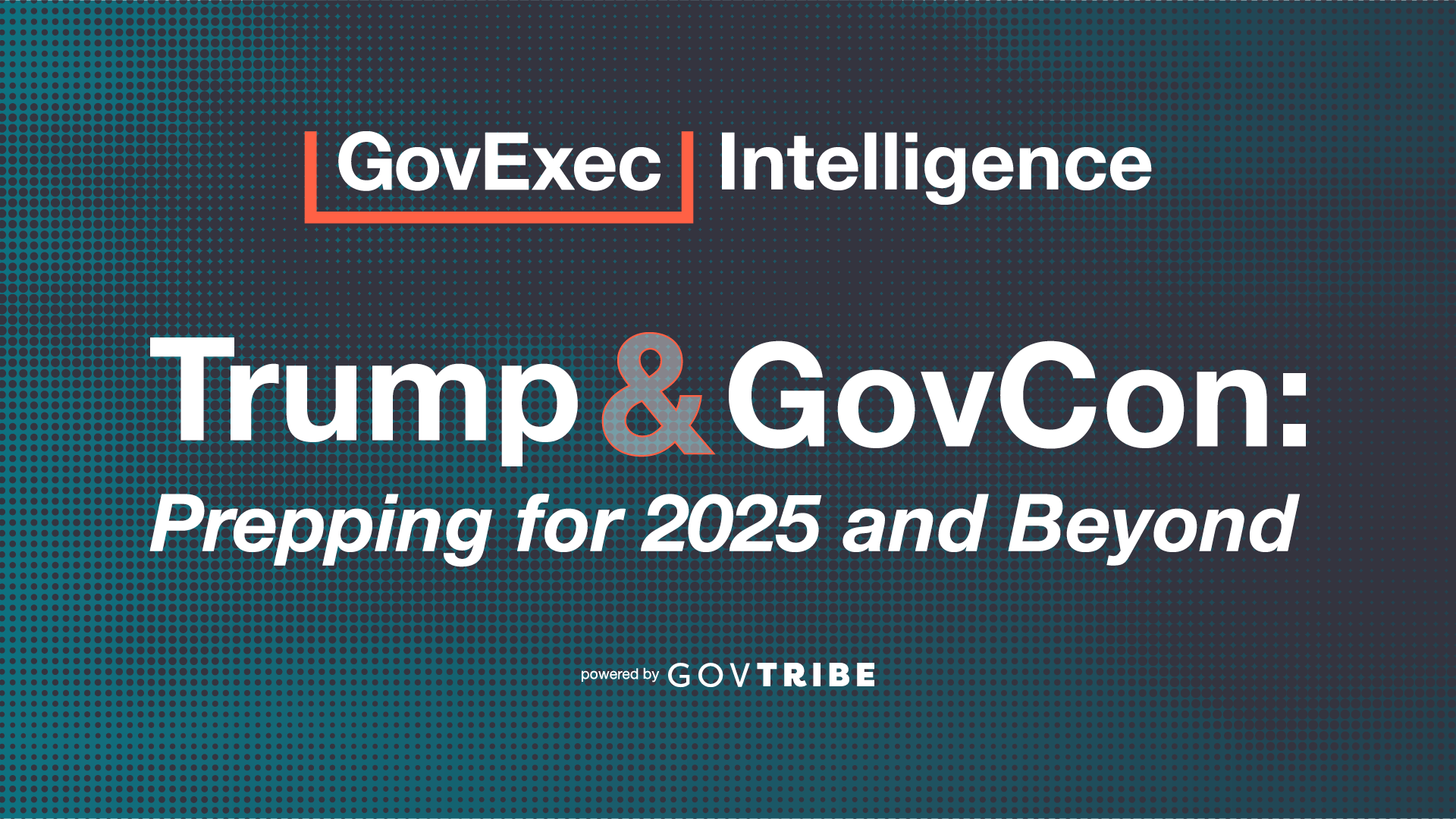 Trump & GovCon